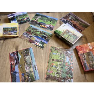 Apfelherkünfte als Puzzles (Foto: Janine Dildey)